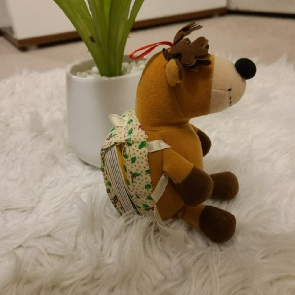Mini Reindeer book Christmas ornament/toy